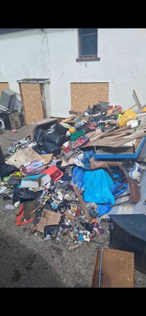rubbish pile